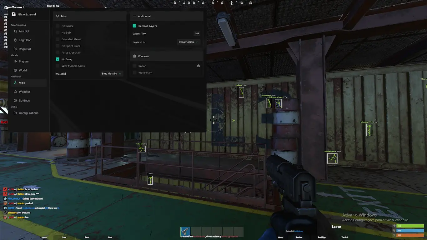 Screenshot 23 do cheat Rust Bleak